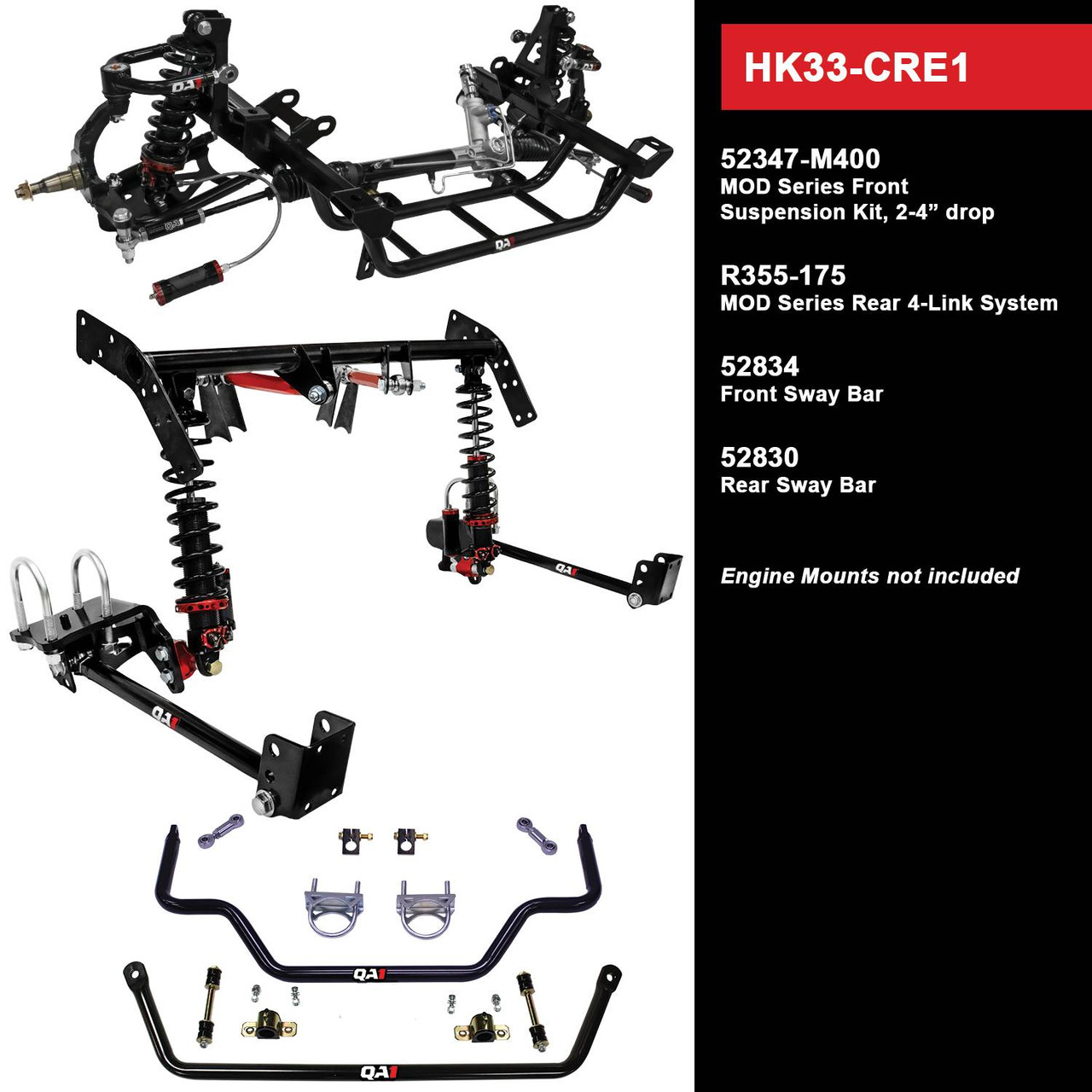 1970-1974 Challenger & Barracuda Suspension Kit | QA1