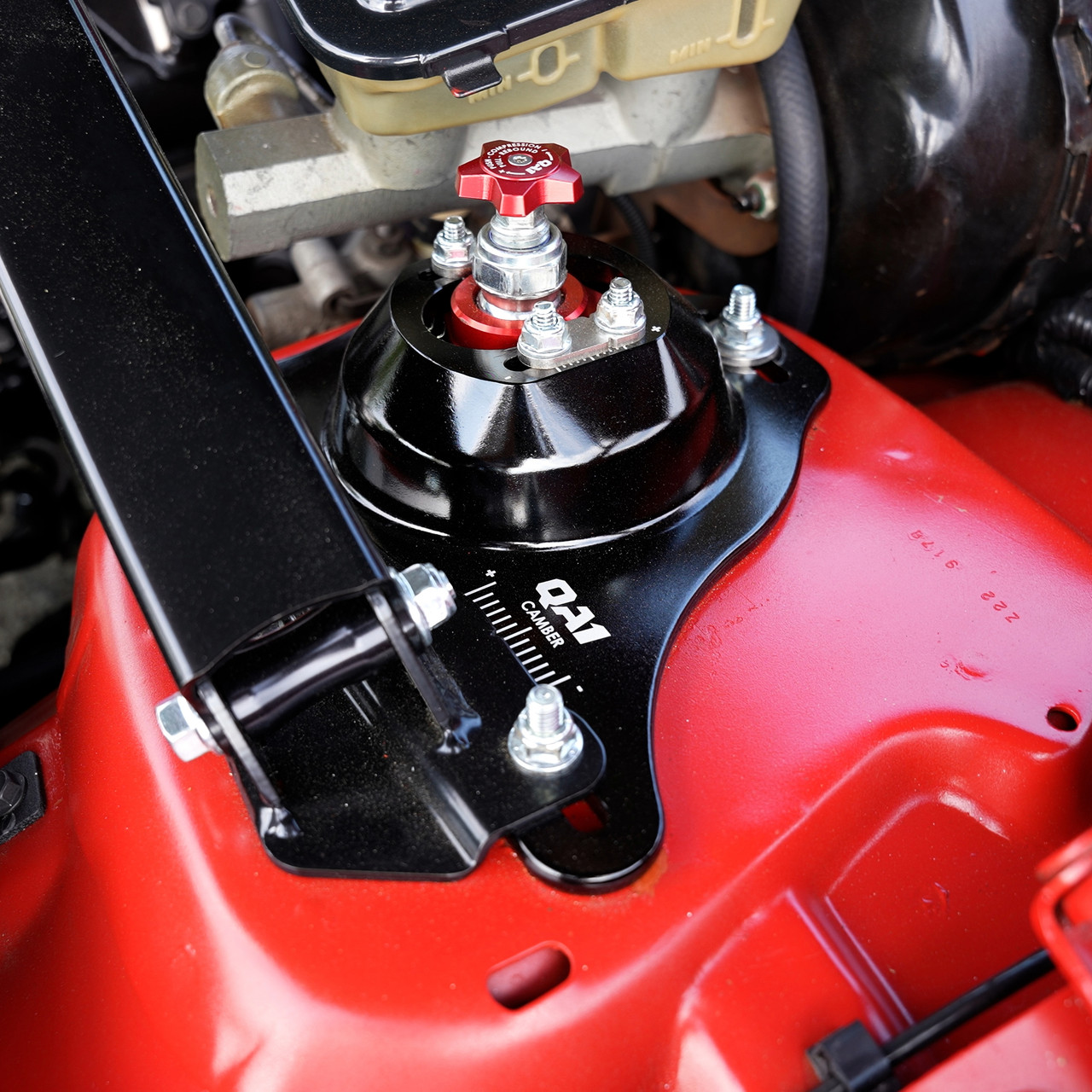 CC116 Aluminum Caster Camber Plates, 82-92 Camaro - QA1