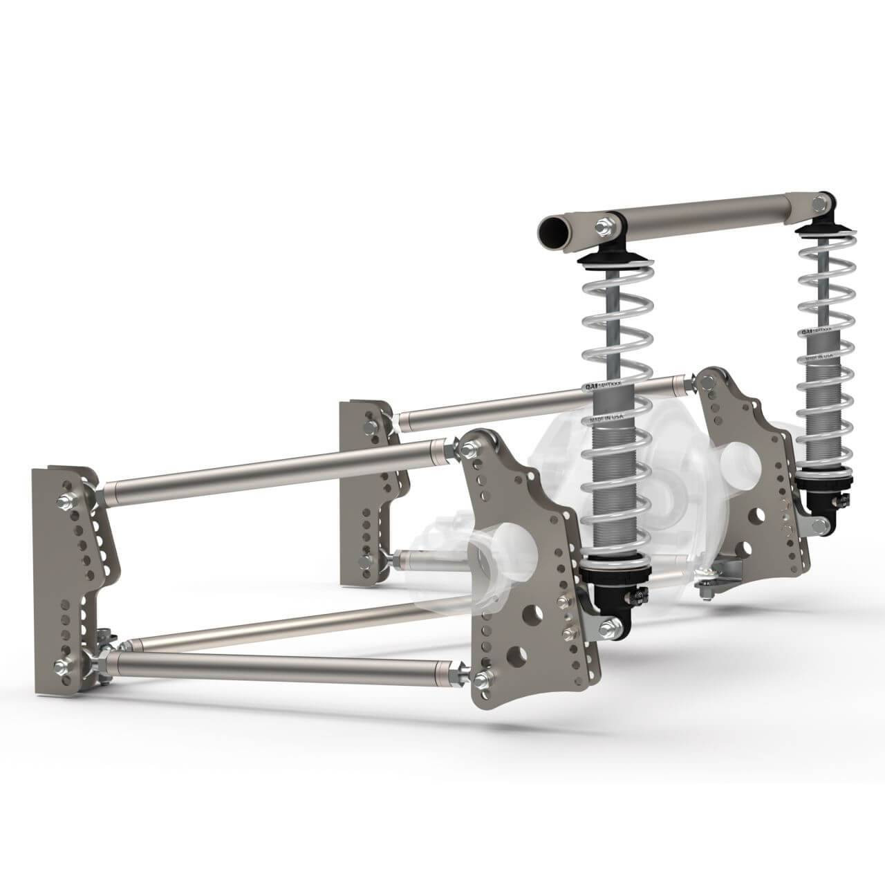 Universal Drag 4-Link Kit with 4-Way Shocks | QA1 R370-150