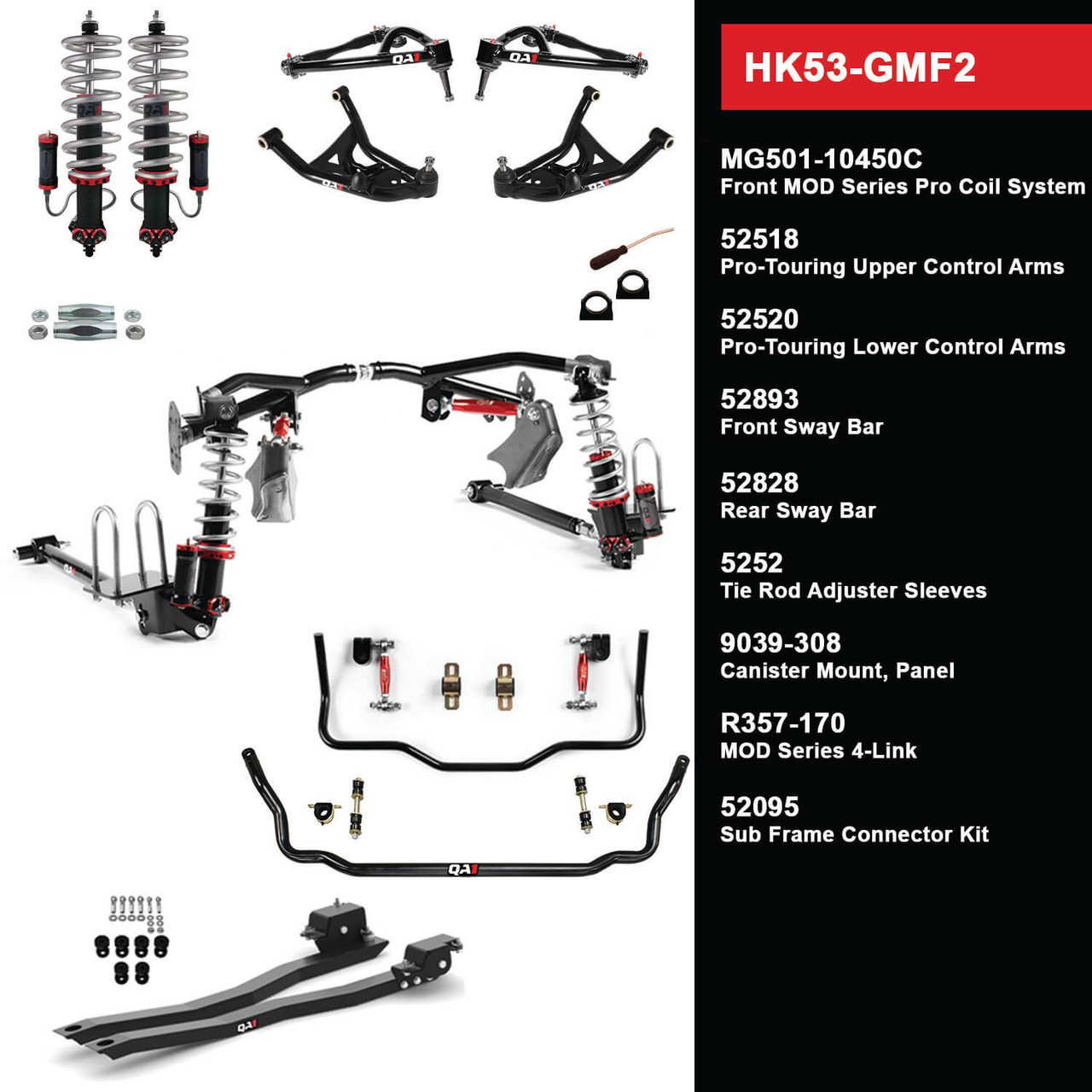 gmfk253/専用1/2 HK53-GMF2 Level 3 Handling Kit, 75-81 GM F Body