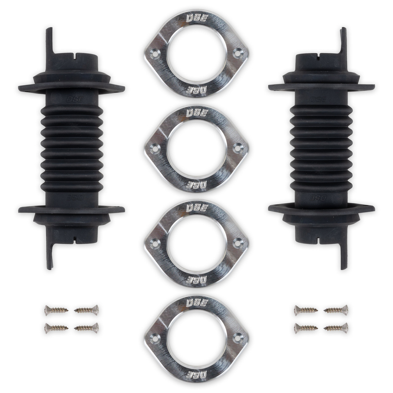 Detroit Speed Door Jamb Wiring Boot Kit - Billet Trim 010421DS