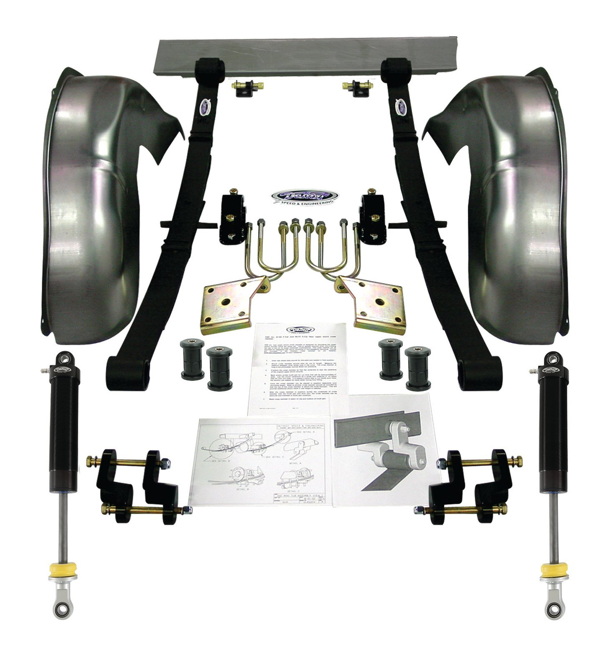 Detroit Speed Mini-Tub Kit - 2 in. Drop 041203DS - Detroit Speed