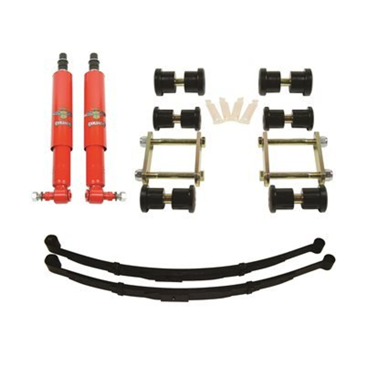 Detroit Speed Rear Speed Kit 1 - 2 in. Drop - Multi-Leaf