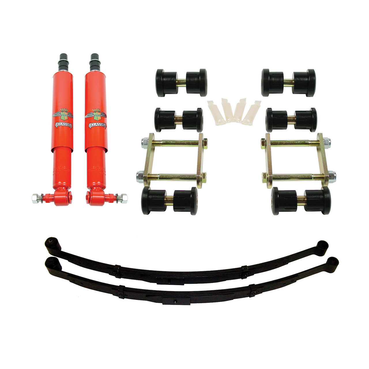 Detroit Speed Rear Speed Kit 1 - 3 in. Drop - Multi-Leaf 041602DS