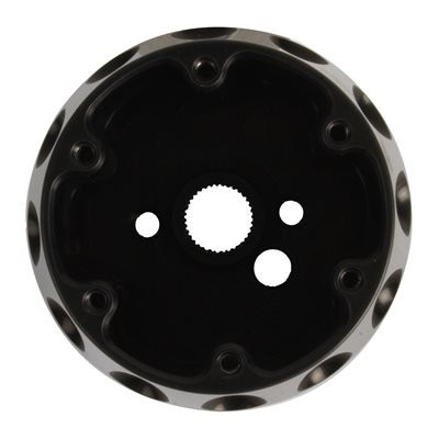 9 HOLE STEERING WHEEL TO 3,5,6 HOLE ADAPTER - 3/4" POLISHED - Foto 4