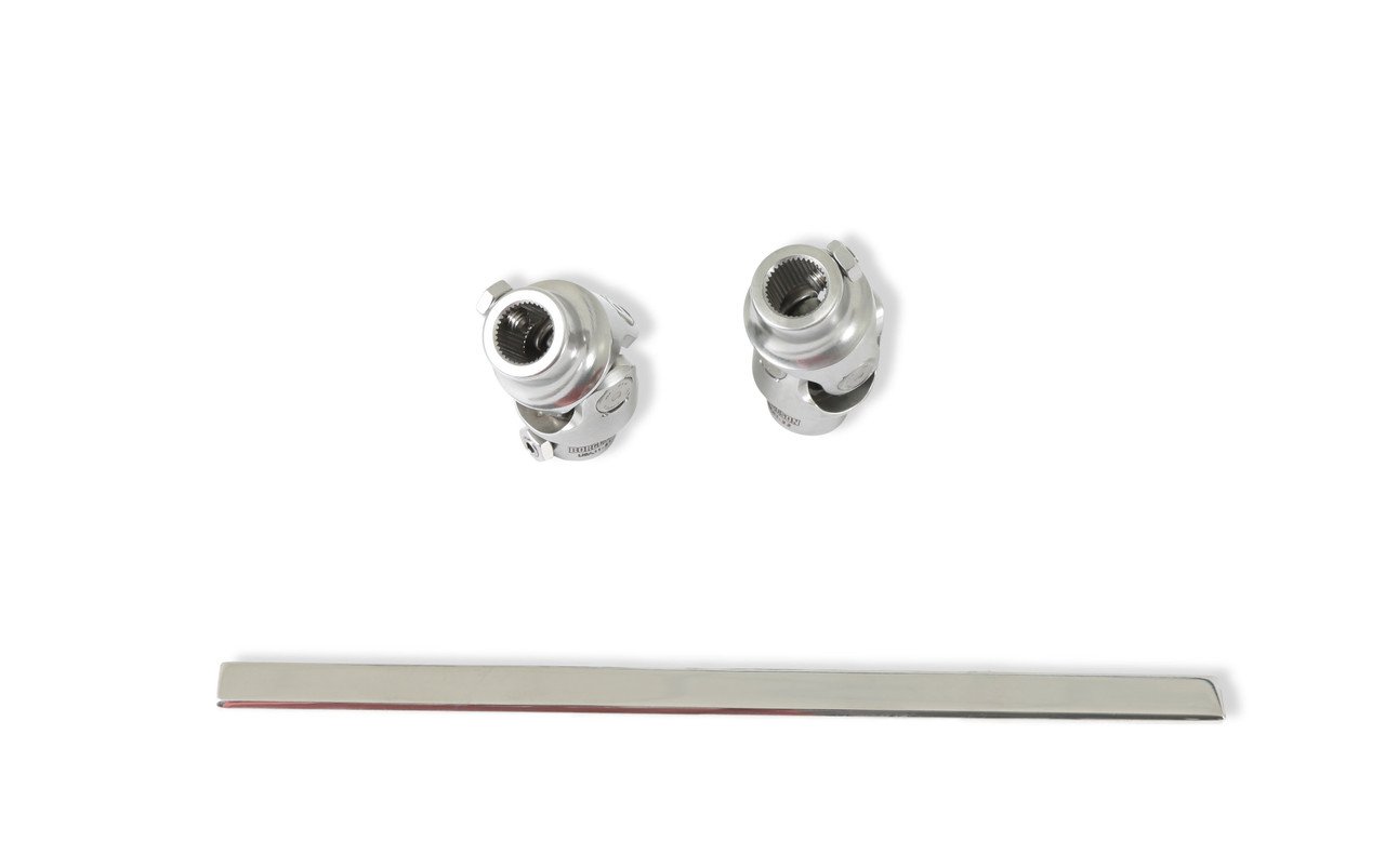 Polished Stainless Steel Intermediate Shaft - Ididit Column 3/4 in.-36 column output shaft 092504PDS