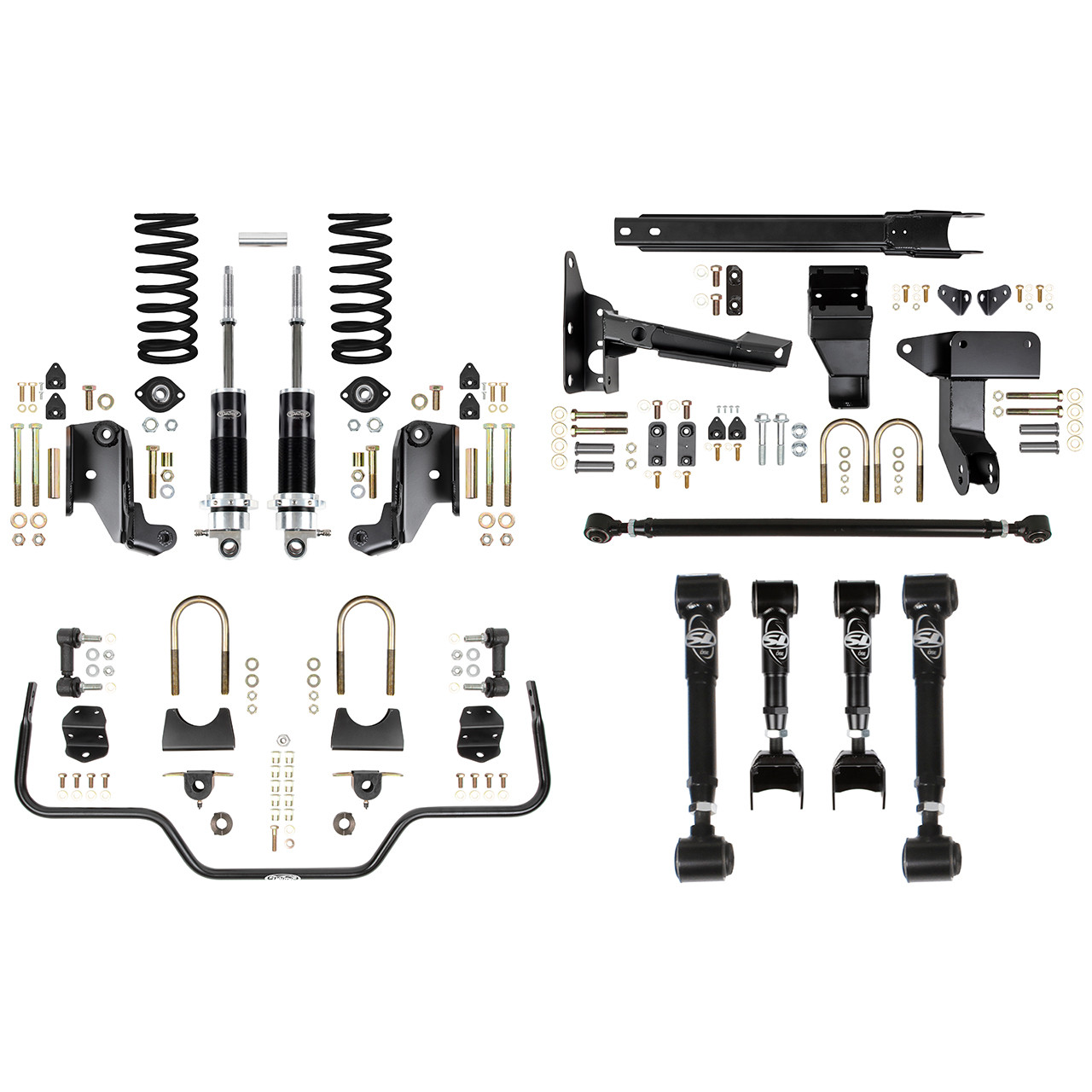  Man「D.D.」 Detroit Speed Rear Speed Kit 3 Double Adjustable Shocks 041647-DDS