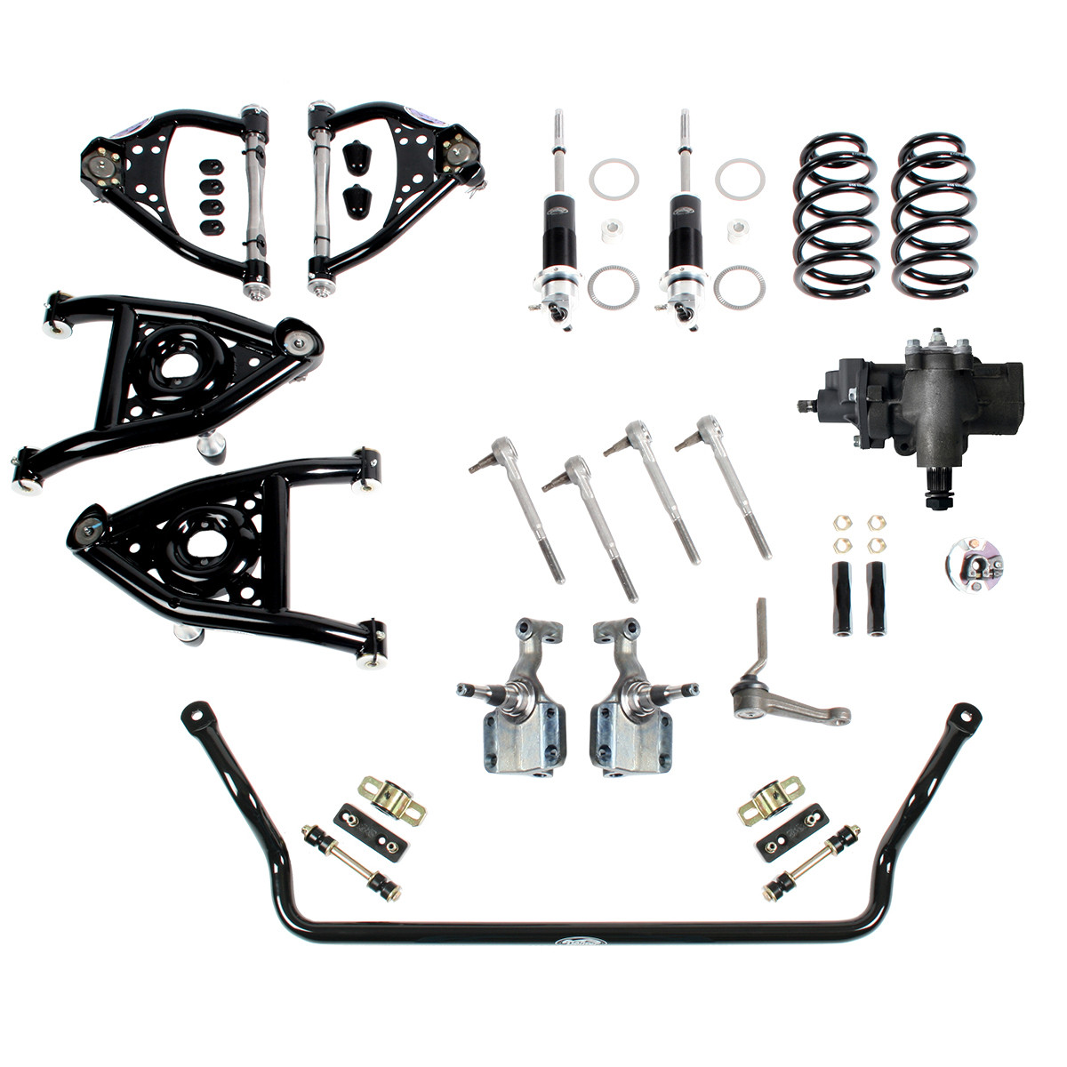 Detroit Speed Front Speed Kit 3 - Single Adjustable Shocks