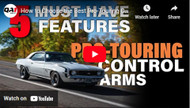 5 THINGS TO LOOK FOR IN YOUR PRO-TOURING CONTROL ARMS