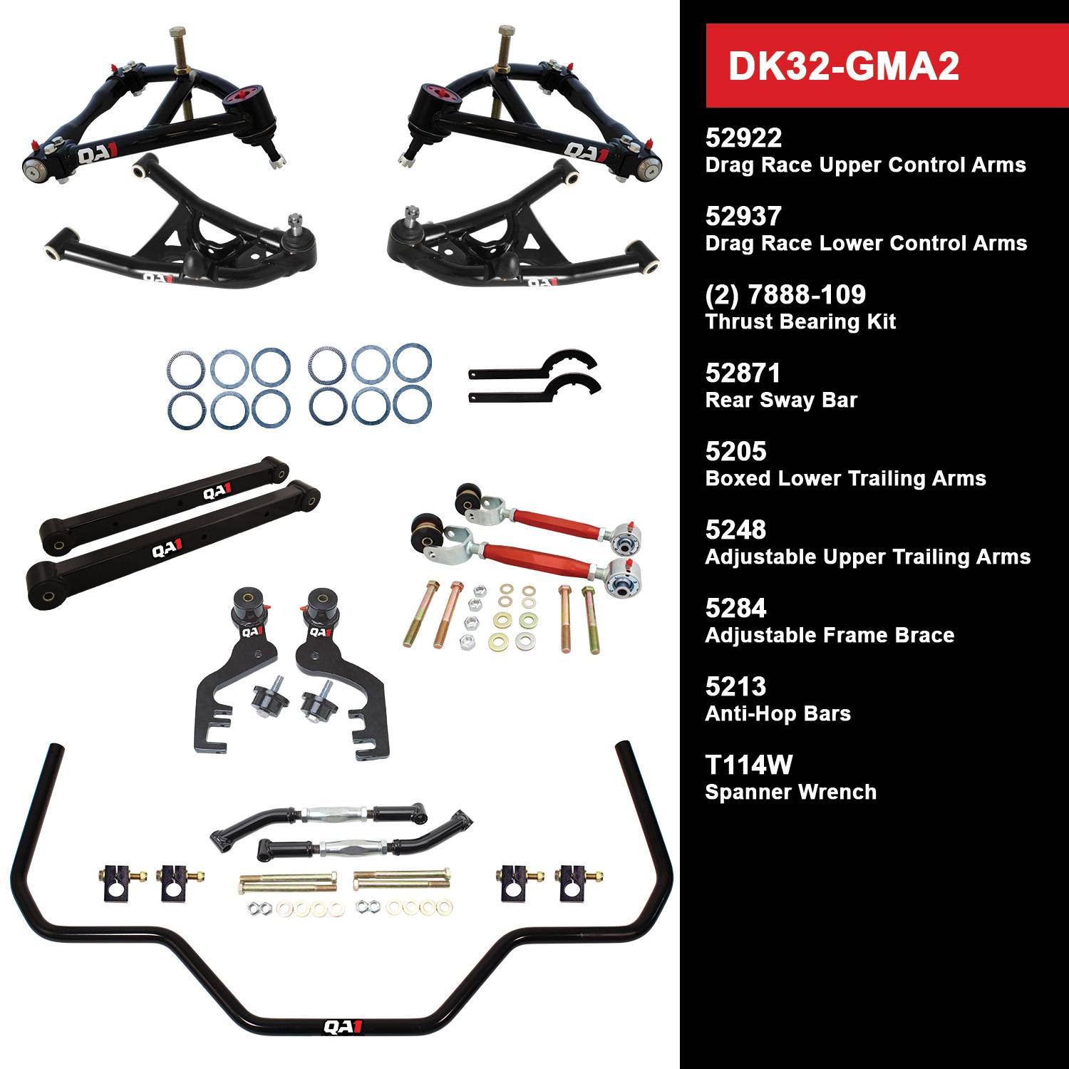 Drag Racing Suspension Kits | High-Performance Drag Kits | QA1