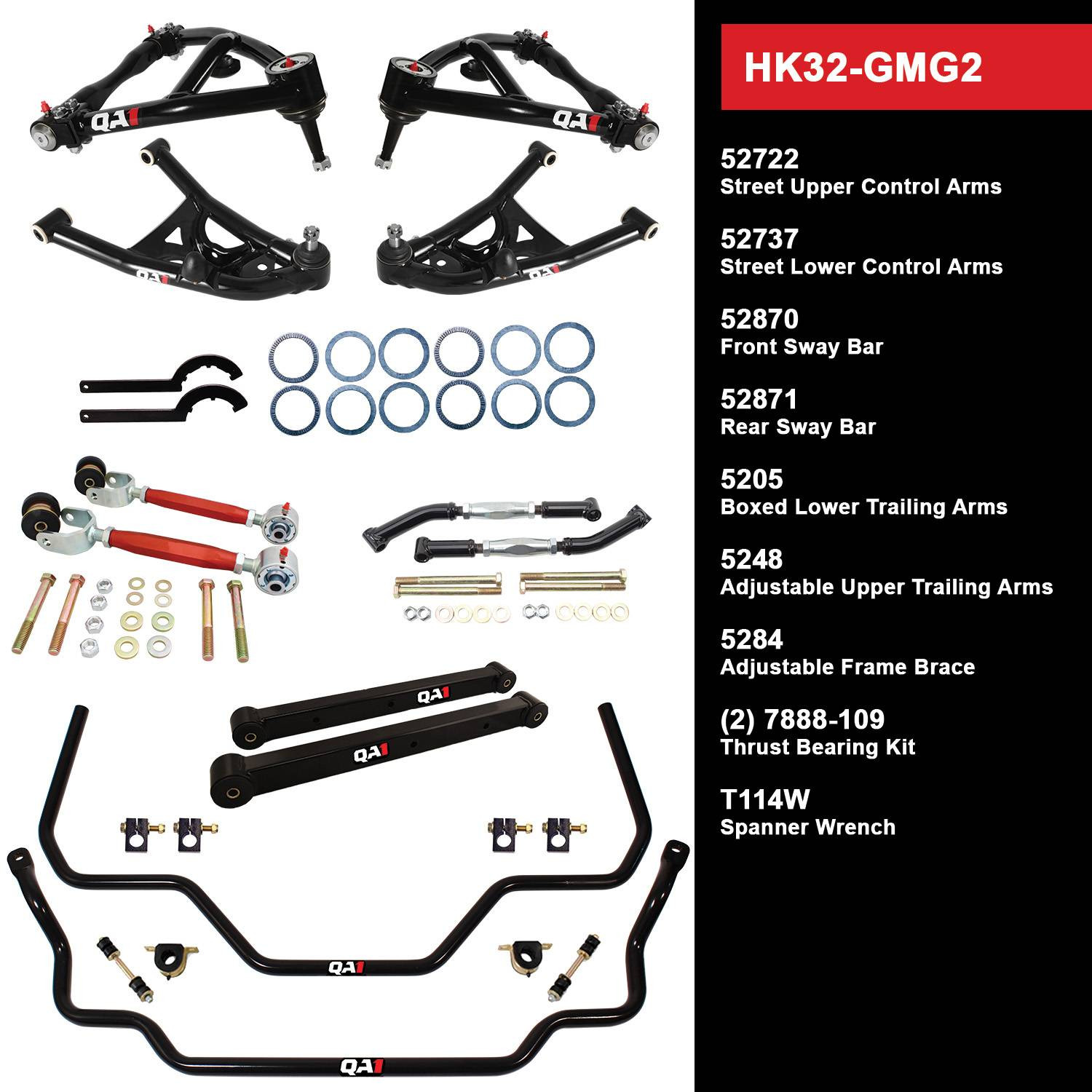 Vehicles - GM - Car - Monte Carlo - 1970-1972 - Handling Kits - QA1
