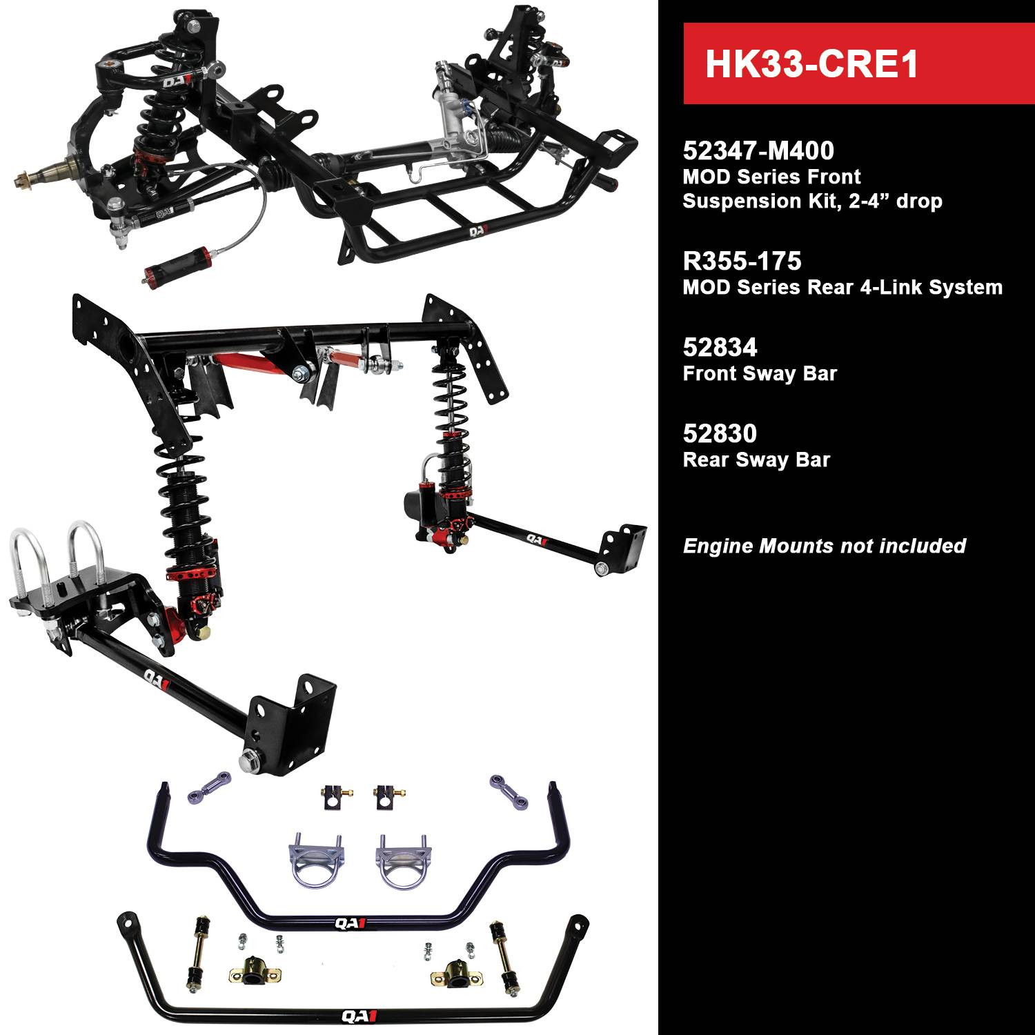 Vehicles - Mopar - Car - Barracuda - 1970-1974 - Handling Kits - QA1