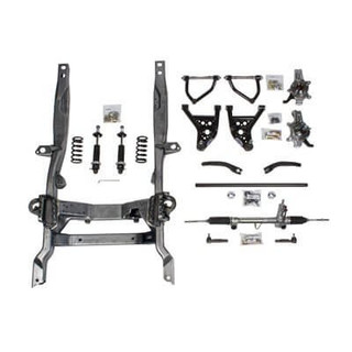 Bare Hydroformed Subframe - Double Adjustable Shocks - Small Block Chevy/LS 032019-DDS