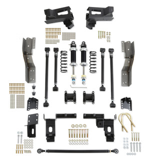 QUADRALink Rear Suspension Kit - Single Adjustable Shocks - Bolt-in Axle Brackets 041753-SDS
