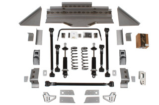 QuadraLink Rear Suspension Kit Without Axle Brackets - Double Adjustable Remote Shocks 041733-RDS