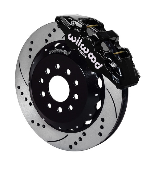 Wilwood 140-13886-D 14in. AERO6 Big Brake Front Brake Kit, Black
