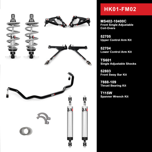 QA1 HK01-FM02 Level 1 Full Vehicle Handling Kit, 67-70 Mustang