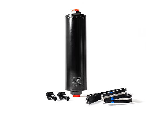 Shop 48 Vapor Trapper Performance Charcoal Filter with Basic Install Package VT8BLK-3/8-B