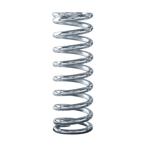 10CS150 Chrome Coil Spring, 10in., 2-1/2in. ID, 150lbs/in.