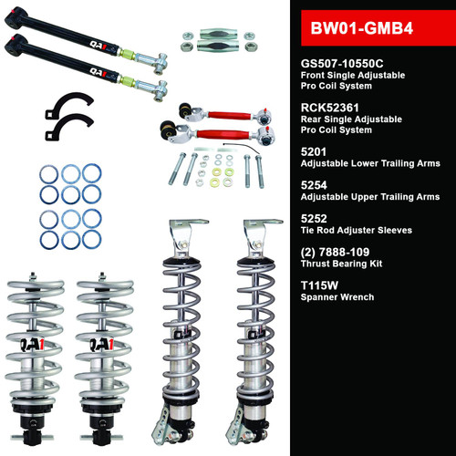 QA1 BW01-GMB6 Big Wheel Kit, 1991-1996 GM B-Body