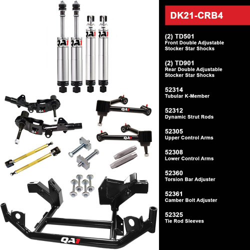 DK21-CRA2 Level 1 Full Vehicle Drag Kit, 67-72 Mopar A-Body