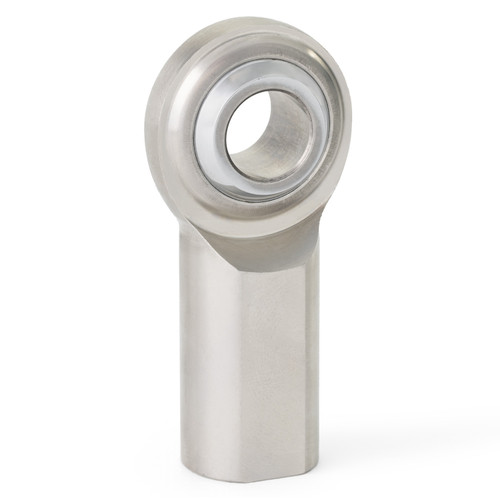 GFR5T G Series 2 Piece Stainless Rod End, 5/16in. Bore, 5/16in.-24 RH Female Thread, PTFE Lined