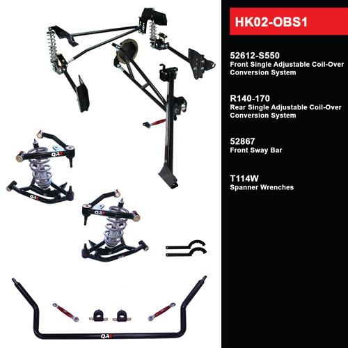 HK02-OBS1 Level 2 Full Vehicle Handling Kit, 88-98 C1500, W/ Shocks