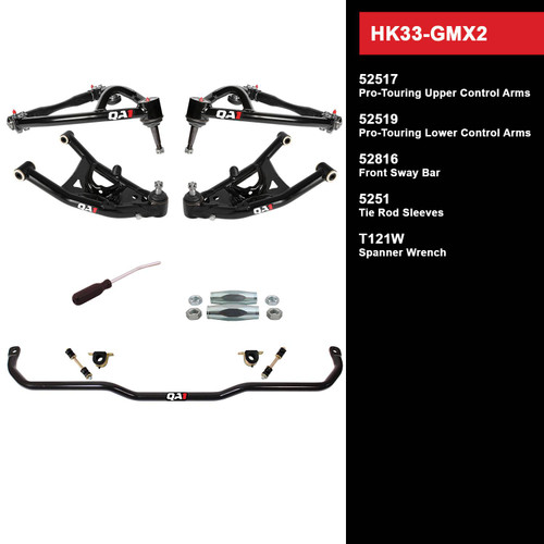 HK33-GMX2 Level 3 Full Vehicle Handling Kit, 68-74 GM X-Body, W/O Shocks