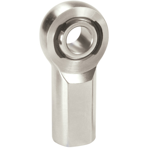XFL5 X Series Alloy Loader Slot Rod End, 5/16in. Bore, 5/16in.-24 LH Female Thread, PTFE Lined