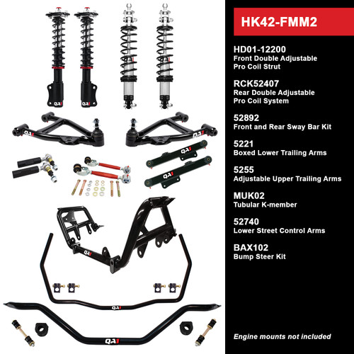 HK42-FMM2 Level 2 Full Vehicle Handling Kit, 87-89 Mustang, W/ Shocks
