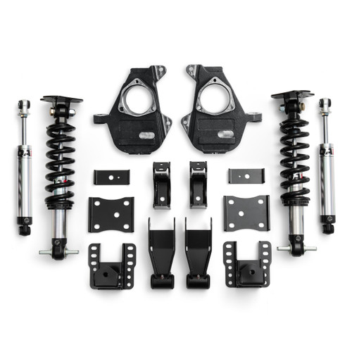 LK11-GMT04 4/6 Lowering Kit, 07-16 Silverado/Sierra 1500, 4WD, Cast Steel Arms, Single Adjustable