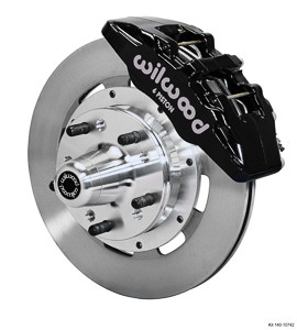 12in. Drilled Rotor, 6 Piston Red Caliper 140-10742-DR - QA1