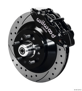 13in. Drilled Rotor, 6 Piston Red Caliper 140-12275-DR - QA1