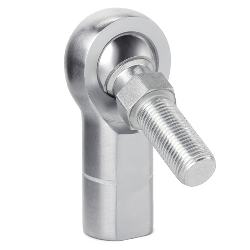 MXFR8S MX Series Alloy Loader Slot Rod End, 8mm Bore, M8X1.25 RH Female Thread, PTFE Lined  