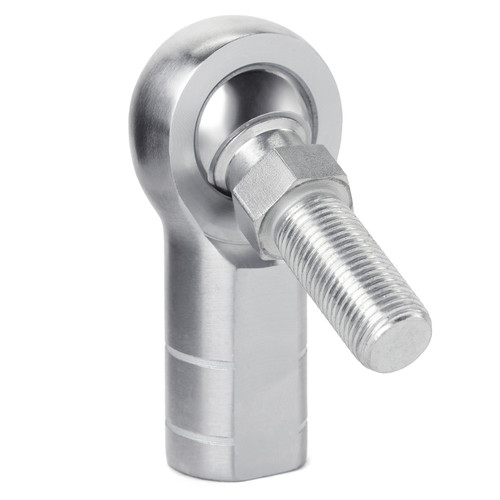 MXFL8S MX Series Alloy Loader Slot Rod End, 8mm Bore, M8X1.25 LH Female Thread, PTFE Lined  