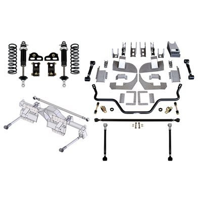 BACK TO BOYSデモセット Detroit Speed QuadraLink Rear Suspension Kit - 3 in. Axle Housing