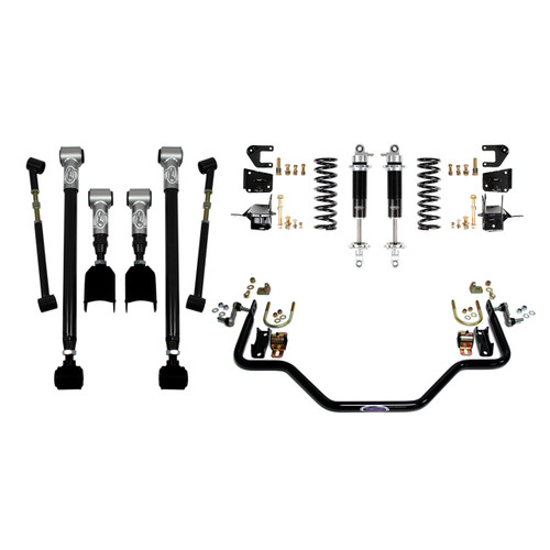 Detroit Speed Rear Speed Kit 3 - Single Adjustable Shocks - Stock Axle 041611-SDS