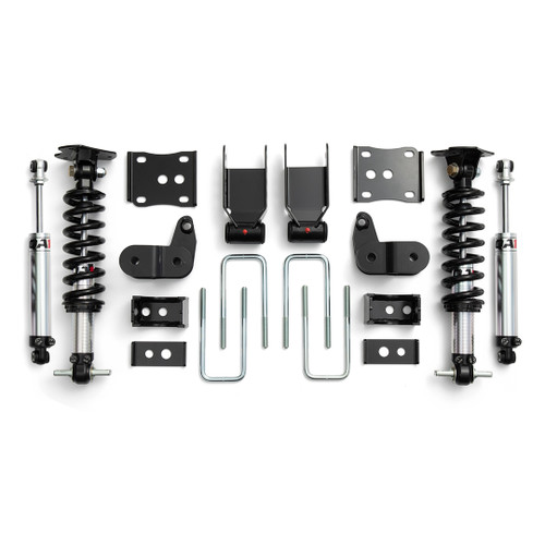 QA1 LK02-FF04 3/5 Lowering Kit, 2021-2026 F150, 4WD, Double Adjustable