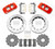 Wilwood 140-15705-DR 14in. AERO6 Big Brake Front Brake Kit, Red Calipers