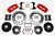 Wilwood 140-10948-DR 14in. AERO4 Big Brake Rear Parking Brake Kit, Red Calipers
