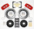 Wilwood 140-13698-DR 14.25in. AERO4 Big Brake Rear Brake Kit For OE Parking Brake, Red Calipers