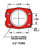 Wilwood 140-10952-DR 14in. AERO4 Big Brake Rear Parking Brake Kit, Red Calipers