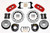 Wilwood 140-10941-DR 14in. AERO4 Big Brake Rear Parking Brake Kit, Red Calipers