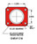 Wilwood 140-10941-DR 14in. AERO4 Big Brake Rear Parking Brake Kit, Red Calipers