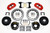 Wilwood 140-9219-DR 13in. Forged Narrow Superlite 4R Big Brake Rear Parking Brake Kit, Red Calipers