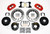 Wilwood 140-10012-DR 14in. Forged Narrow Superlite 4R Big Brake Rear Parking Brake Kit, Red Calipers