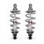 QA1 HK02-FM01RS Level 2 Full Vehicle Handling Kit with QA1 9 in. housing, 64-66 Mustang