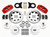 Wilwood Front Brake Kit, 70-73 Mustang Drum Spindle, 12.19", 6 Piston, Drilled, Red 140-12945-DR