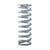 10CS115 Chrome Coil Spring, 10in., 2-1/2in. ID, 115lbs/in.