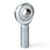 CML6-7 C Series 2 Piece Carbon Rod End, 3/8in. Bore, 7/16in.-20 LH Male Thread